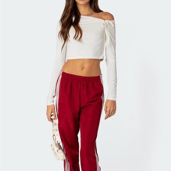 Edikted Remy Ribbon Track Pants - Picture 3 of 7